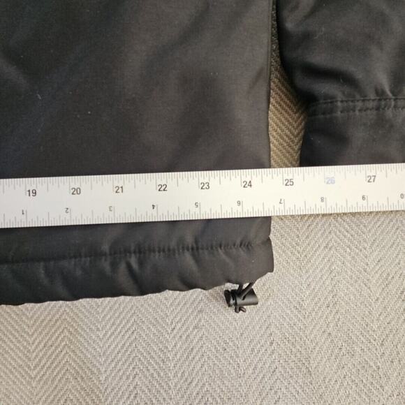 Chaps Heavy Coat Men's XL Navy Full Zip Stow-Away Hoodie Fleece Lined Drawstring - Picture 12 of 16